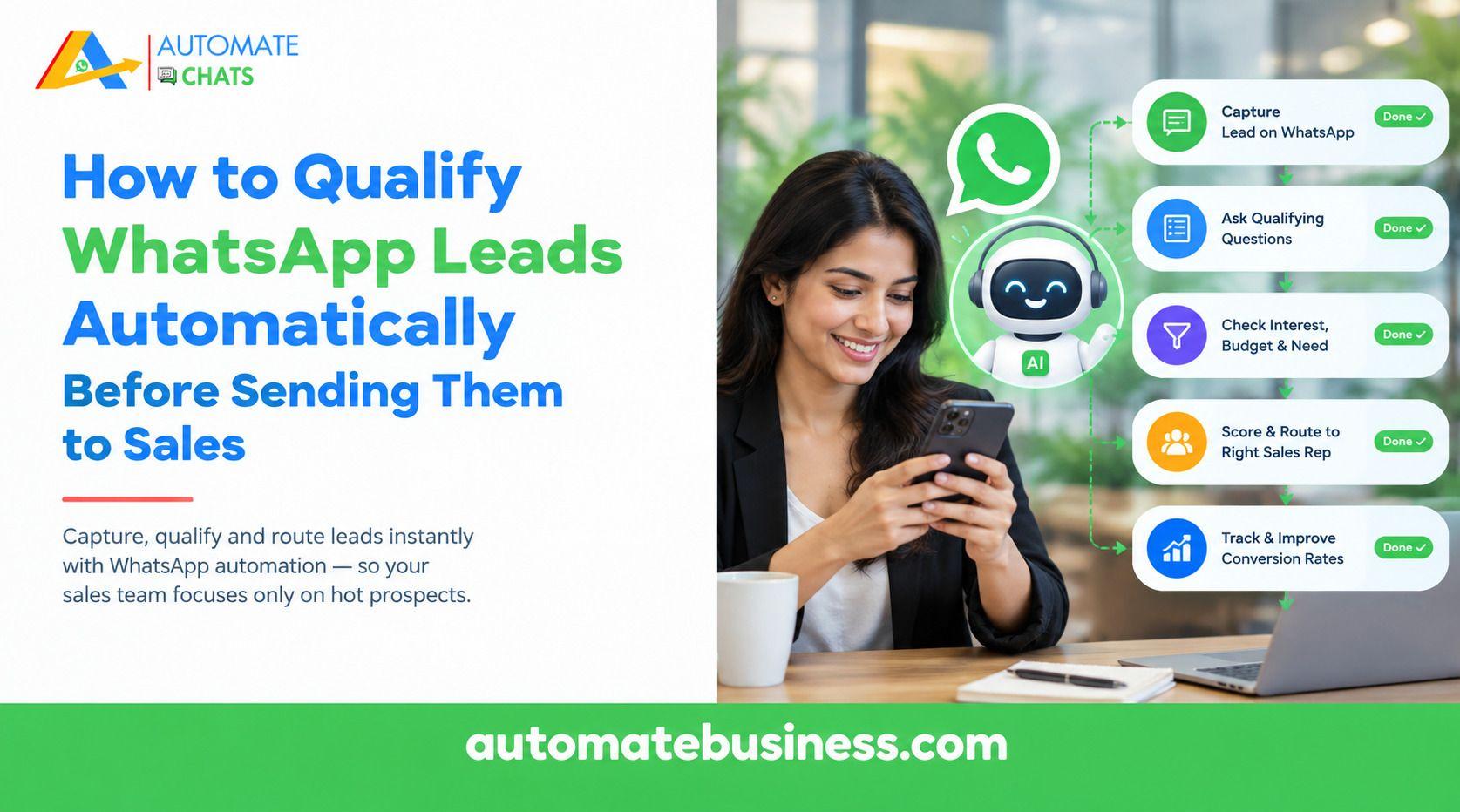 Marketing’s Top Performer banner featuring a business professional beside a WhatsApp target, highlighting smart, reliable, and scalable business solutions.